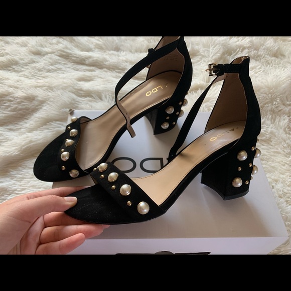 ALDO 3in Pearl Short Heels SIZE 8.5 (US Women) - Picture 4 of 7